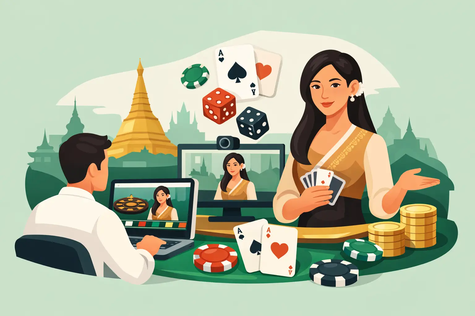 live casino ကစားနည်း မြန်မာ လက်တွေ့နည်း
